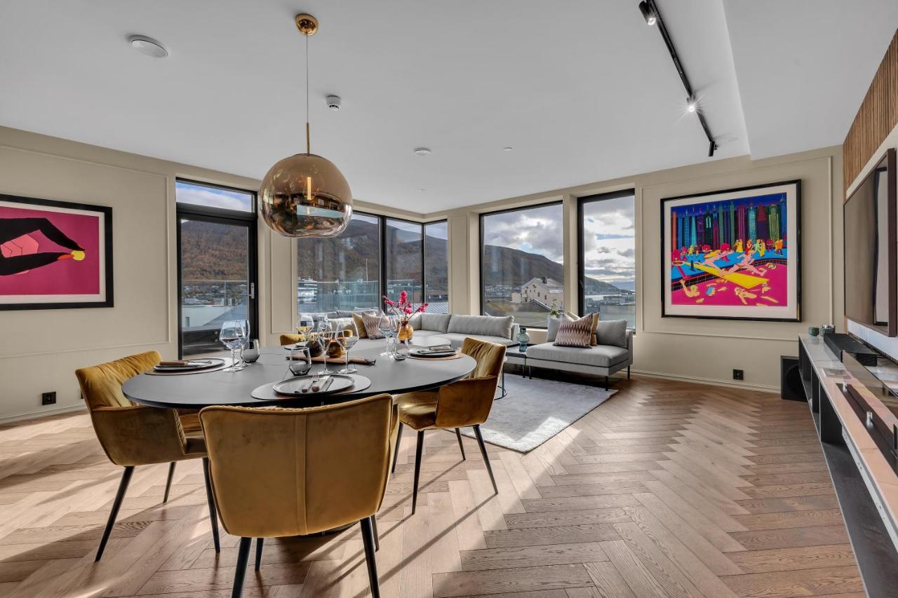 Penthouse In Downtown Tromso New Daire Dış mekan fotoğraf