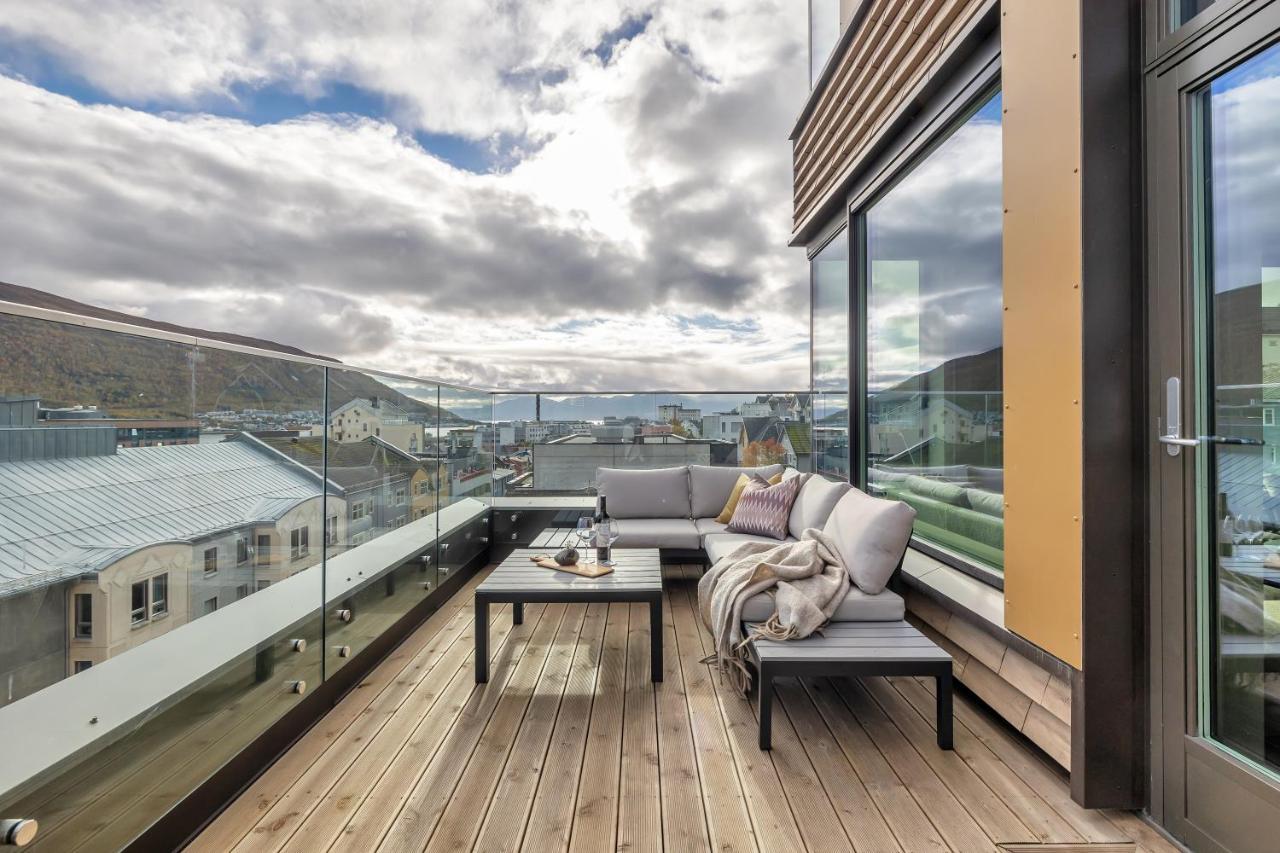 Penthouse In Downtown Tromso New Daire Dış mekan fotoğraf