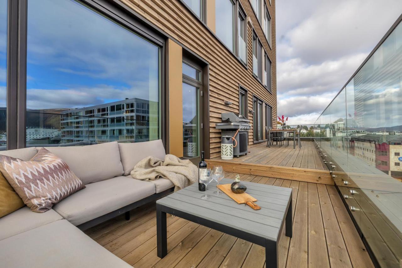 Penthouse In Downtown Tromso New Daire Dış mekan fotoğraf